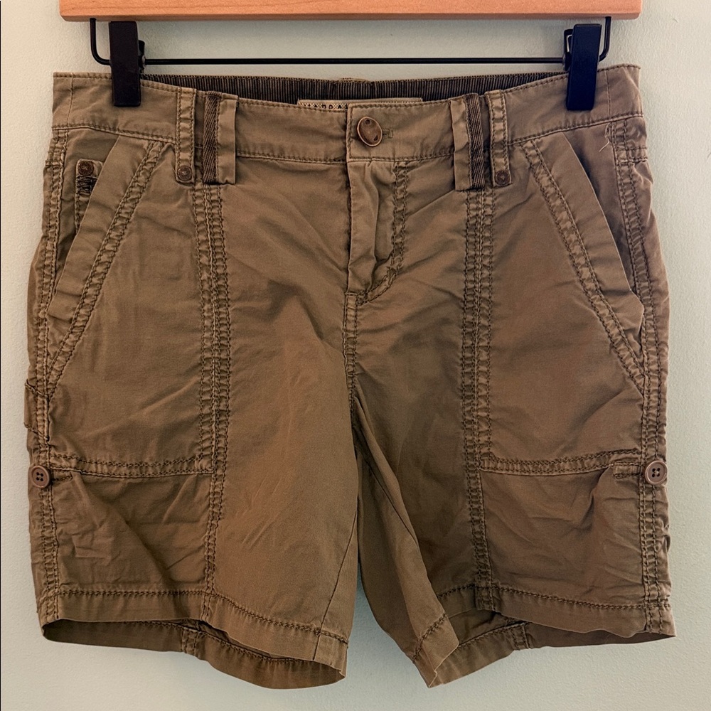 Olive Green Women's Shorts